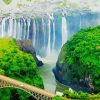 Zimbabwe Waterfalls Landscape Diamond Painting