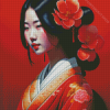 Beautifull Japanese Girl Diamond Painting