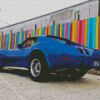 Blue 79 Corvette Chevrolet Diamond Painting