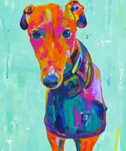 Colorful Greyhound Art Diamond Painting