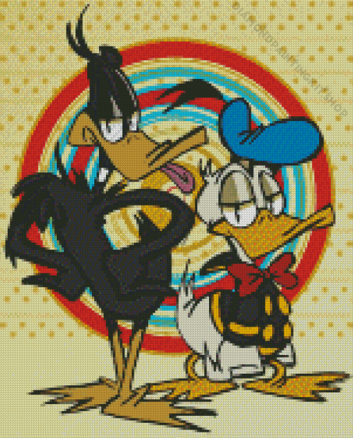 Donald and Daffy Duck Diamond Painting