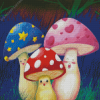 Mushrooms Family Diamond Painting