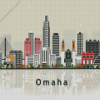 Omaha Poster Art Diamond Painting