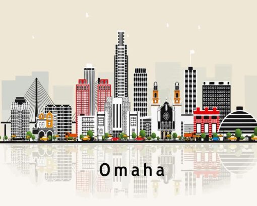 Omaha Poster Art Diamond Painting