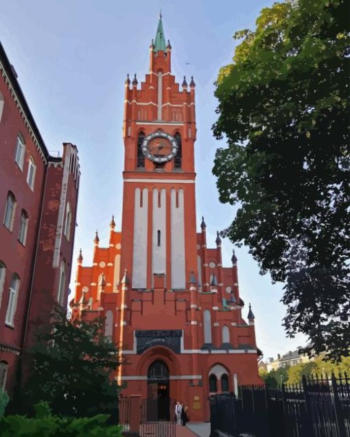 The Holy Family Church Kaliningrad Diamond Painting