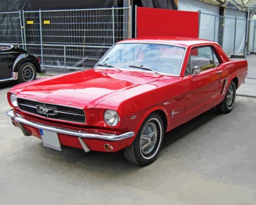 1965 Ford Mustang Diamond Painting