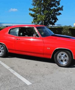 1971 Chevrolet Chevelle Red Diamond Painting