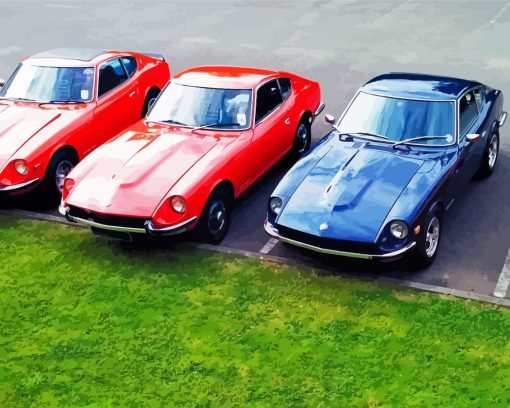 1972 Nissan Fairlady Cars Diamond Painting