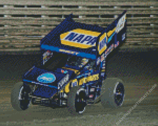 410 Dirt Sprint Car Diamond Painting