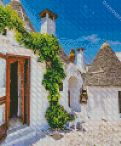 Alberobello Italy House Diamond Painting