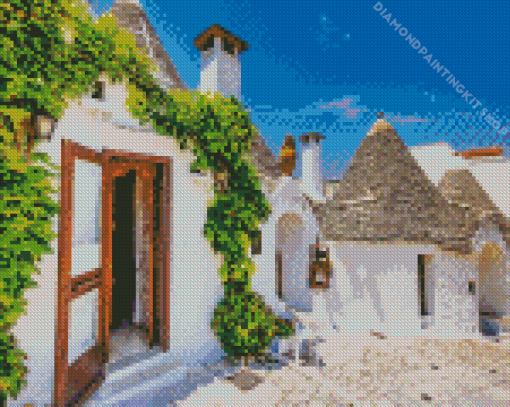 Alberobello Italy House Diamond Painting