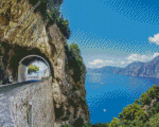 Amalfi Coast Road Trip Diamond Painting