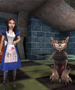 American McGee Alice and Cat Diamond Painting