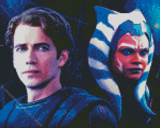 Anakin and Ahsoka Diamond Painting