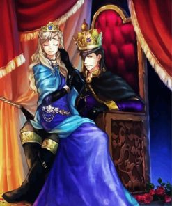 King And Queen Anime Diamond Painting