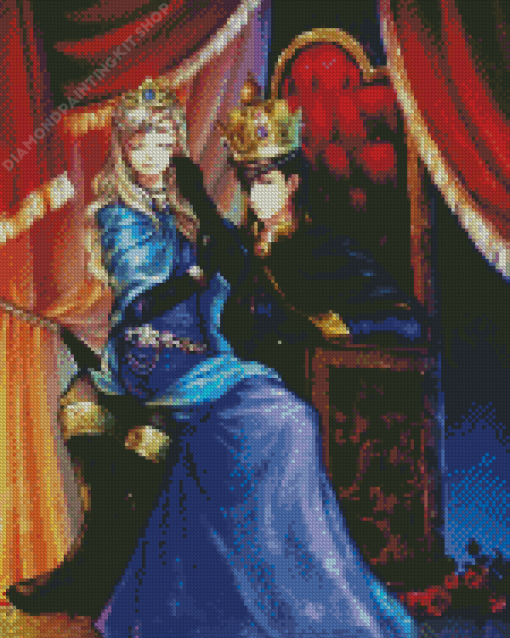 King And Queen Anime Diamond Painting