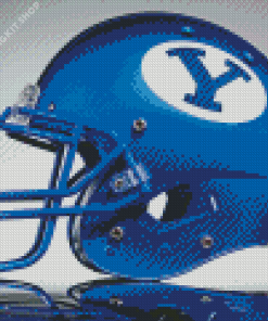 Byu Cougars Football Helmet Diamond Painting