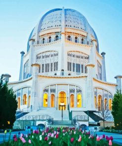 Bahai House of Worship Diamond Painting