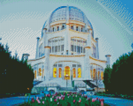 Bahai House of Worship Diamond Painting