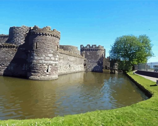 Beaumaris Castle Diamond Painting