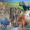 Big Five Animals Diamond Painting