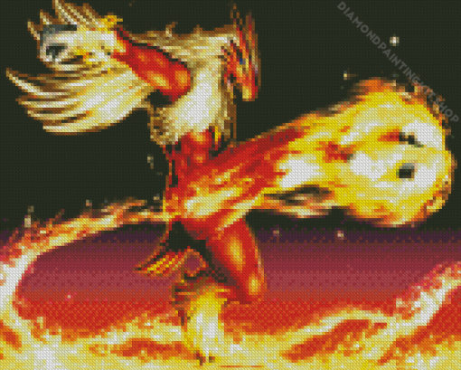 Blaziken Pokemon Diamond Painting