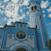 Blue Church of St Elizabeth Diamond Painting