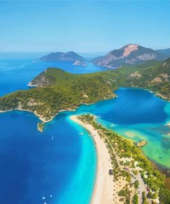 The Blue Lagoon in Oludeniz Diamond Painting