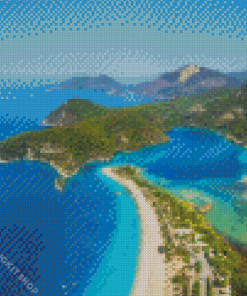 The Blue Lagoon in Oludeniz Diamond Painting