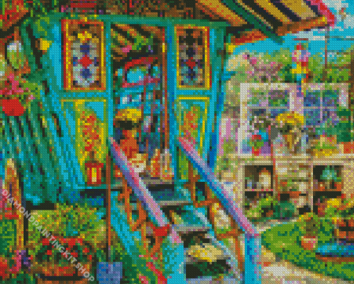 Buffalo Games Potting Shed Diamond Painting