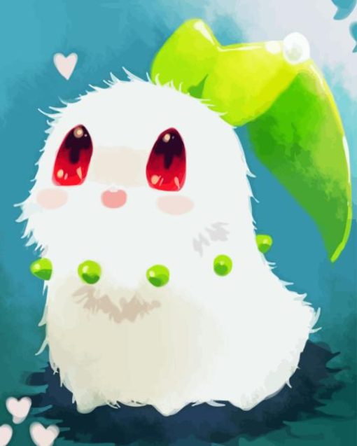 Chikorita Diamond Painting