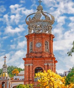 Church in Puerto Vallarta Diamond Painting