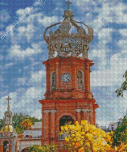 Church in Puerto Vallarta Diamond Painting