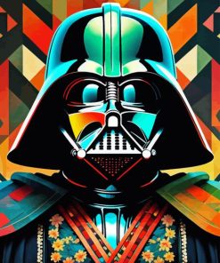 Colorful Darth Vader Diamond Painting