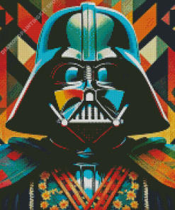 Colorful Darth Vader Diamond Painting