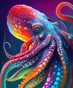 Colorful Octopus Diamond Painting