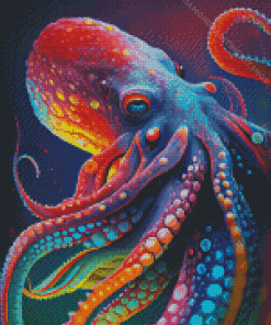 Colorful Octopus Diamond Painting