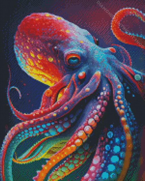 Colorful Octopus Diamond Painting