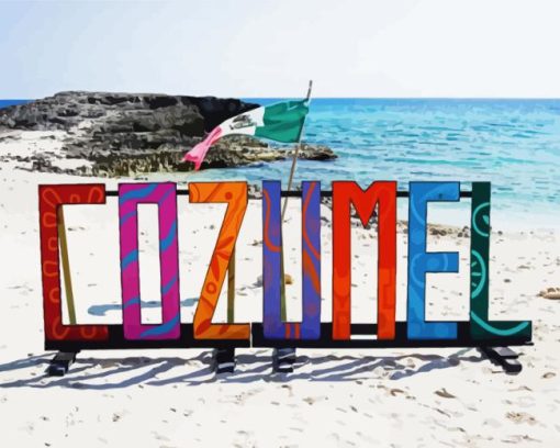 Cozumel Beach Diamond Painting