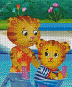 Daniel Tiger Diamond Painting