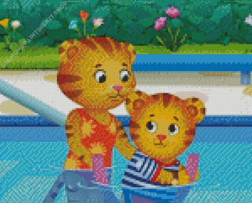 Daniel Tiger Diamond Painting