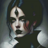 Dark Goth Girl Diamond Painting