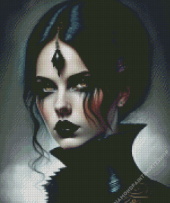 Dark Goth Girl Diamond Painting