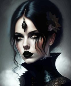 Dark Goth Girl Diamond Painting