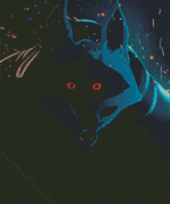 Death Wolf Diamond Painting