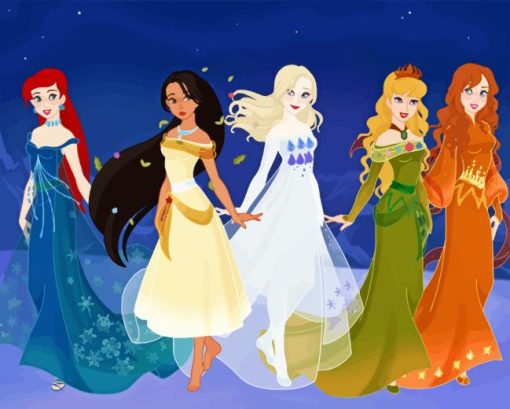 Disney Princesses Diamond Painting