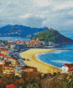 Donostia San Sebastian Diamond Painting