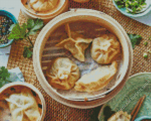 Dumplings Diamond Painting