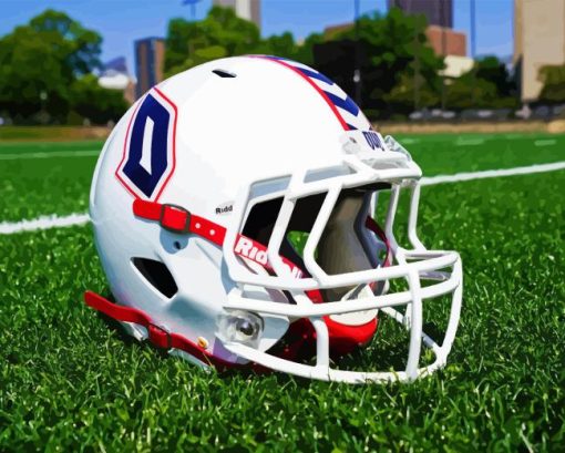 Duquesne Football Helmet Diamond Painting