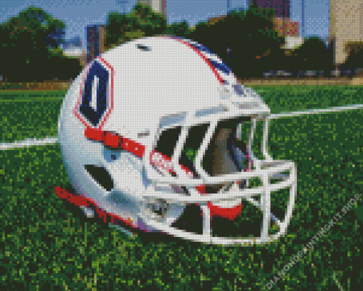 Duquesne Football Helmet Diamond Painting